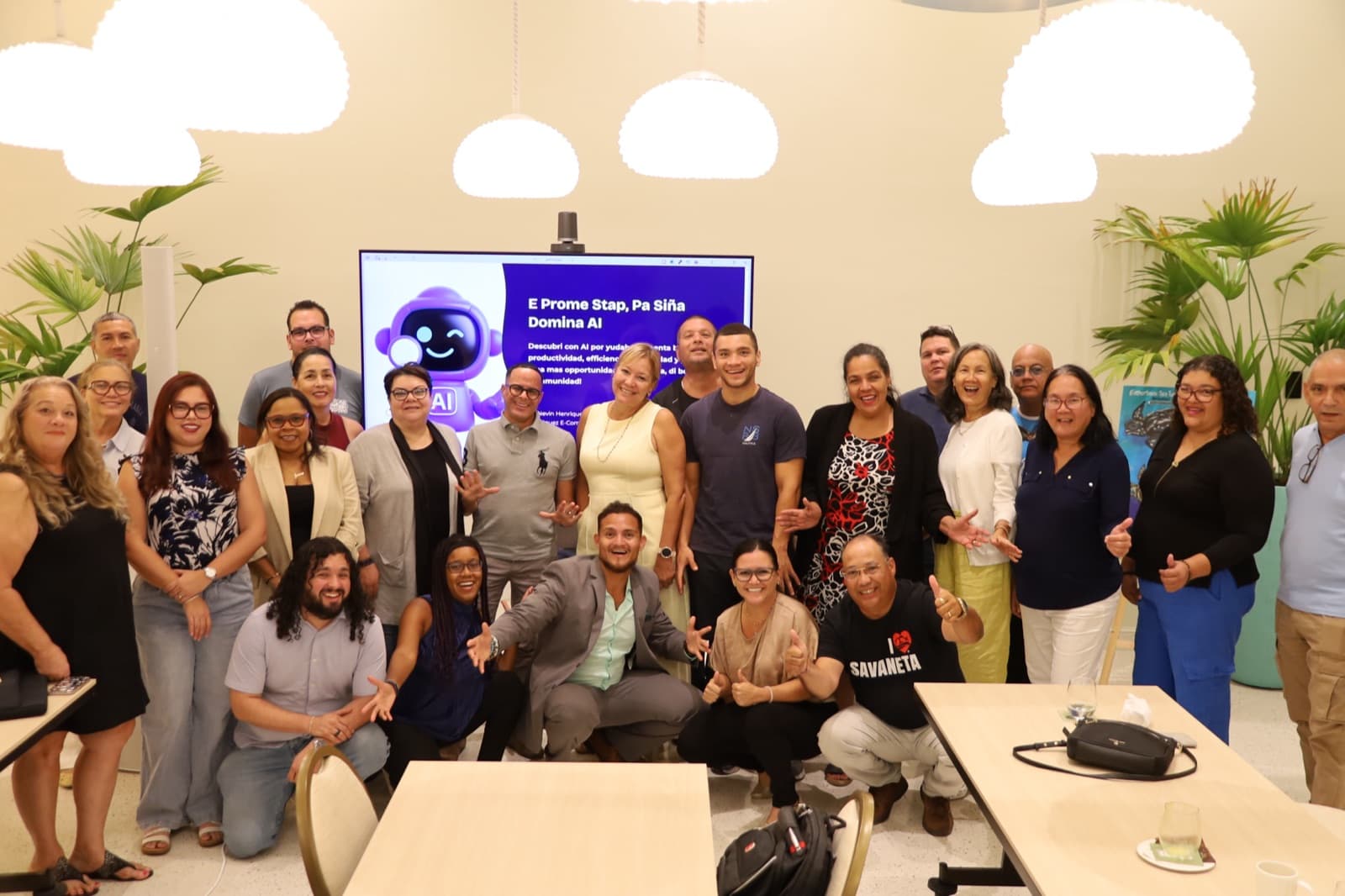 An AI workshop with Nevin in Aruba